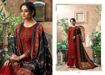 Sumyra Kashmiri Shawl Pashmina Self Embroidered salwar Kameez