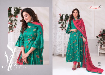 Suryajyoti Nitya vol 3 Satin Cotton Salwar Kameez catalog