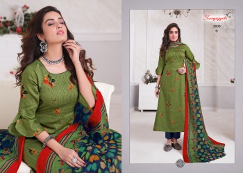 Suryajyoti Nitya vol 3 Satin Cotton Salwar Kameez catalog