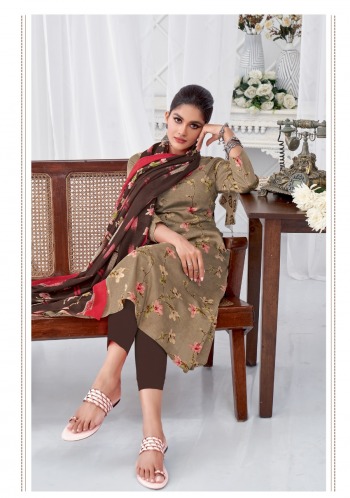 Suryajyoti Nitya vol 4 Satin cotton Salwar Kameez wholesaler