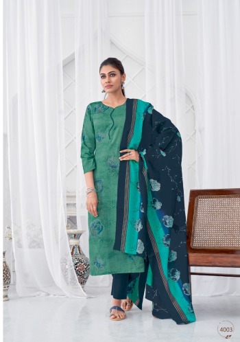 Suryajyoti Nitya vol 4 Satin cotton Salwar Kameez wholesaler