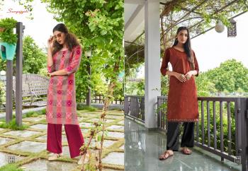 Suryajyoti Pehel vol 8 cotton casual wear kurtis wholesaler