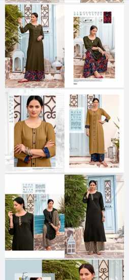 Sweety Baleno vol 9 Kurtis with palazzo wholesaler