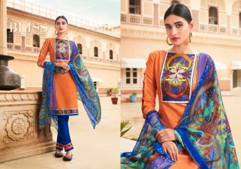 Sweety ghoomar vol 3 Cotton Satin Churidar Dress material