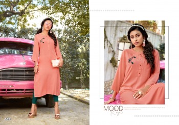 Sweety Peach vol 2 Rayon hand work kurtis wholesaler