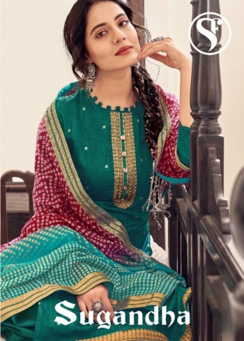 Sweety Sugandha Cotton Satin Salwar kameez wholesaler