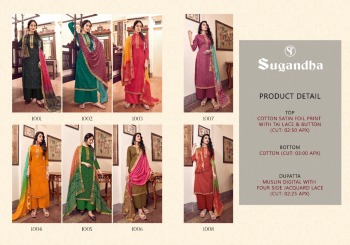 Sweety Sugandha Cotton Satin Salwar kameez wholesaler