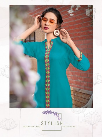 Syasii Maryam Rayon daily wear Kurtis wholesaler