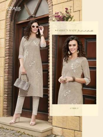 Syasii Thrend Khadi cotton kurtis wholesaler