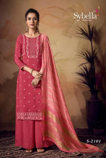 Sybella Viscose Banarasi Salwar kameez wholesaler