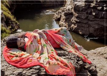 T and M Designer Ek Vastra vol 10 Georgette Saree catalog Wholesaler