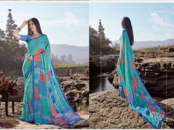 T and M Designer Ek Vastra vol 10 Georgette Saree catalog Wholesaler