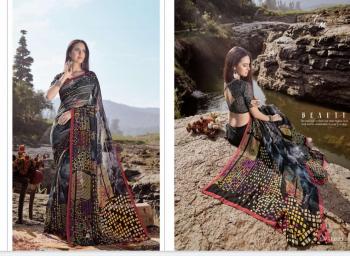 T and M Designer Ek Vastra vol 10 Georgette Saree catalog Wholesaler