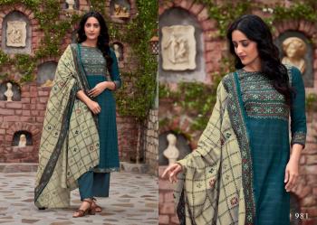 T and M Designer Gulzar Pashmina Winter Salwar Kameez