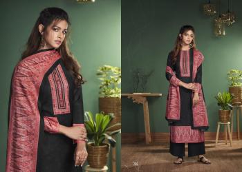 T and M designer Saairah Pashmina winter Salwar Kameez