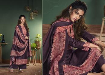 T and M designer Saairah Pashmina winter Salwar Kameez