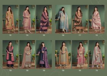 T and M designer Saairah Pashmina winter Salwar Kameez