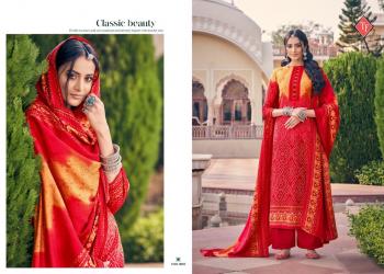 Tanishk Mehroz bandhej Pashmina Winter Suits catalog wholesaler