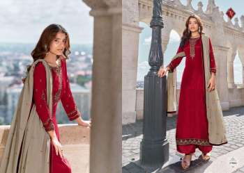 Tanishk Royal Silk vol 12 French crepe Salwar Kameez wholesaler