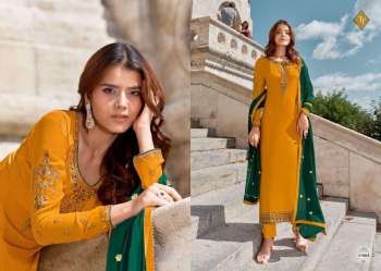 Tanishk Royal Silk vol 12 French crepe Salwar Kameez wholesaler