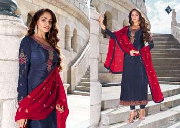 Tanishk Royal Silk vol 12 French crepe Salwar Kameez wholesaler