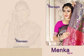 The Kazo Menka vol 4 kanchipuram Handloom weaving silk saree