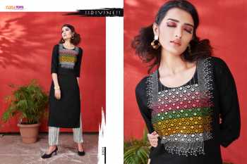 Tips and Tops Mannat vol 5 Rayon kurtis with pant catalog