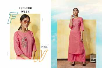 Tips and Tops moh kurtis with palazzo catalog wholesaler