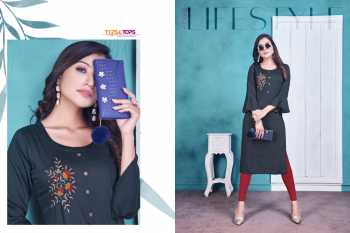 Tips and Tops Resham vol 3 Muslin Silk kurtis wholesaler