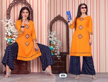 Trendy Angel vol 2 Rayon Kurtis with Palazzo wholesaler