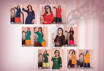 Trendy Angel vol 2 Rayon Kurtis with Palazzo wholesaler