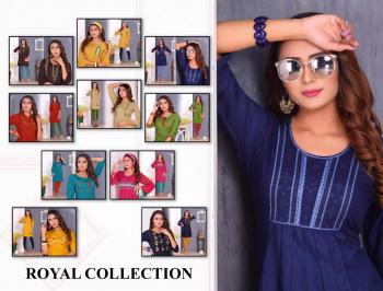 Trendy Fizza vol 3 Rayon embroidered kurtis wholesaler