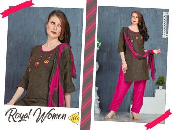 Trendy Florence Cotton Rayon Kurtis, palazzo and dupatta