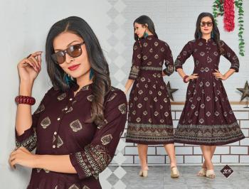 Trendy Goldy Rayon kurtis buy wholesale Price