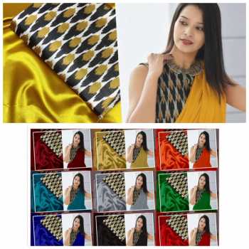 Trendy Heavy Japan satin party wear saree wholesale price