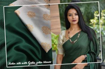 Trendy Heavy Japan satin party wear saree wholesale price