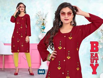 Trendy Inspire Rayon Daily wear Kurtis wholesaler