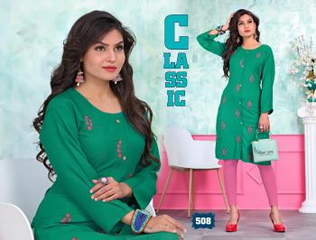 Trendy Inspire Rayon Daily wear Kurtis wholesaler