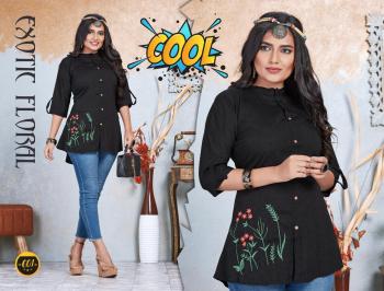 Trendy Kabira Rayon western Tops catalog