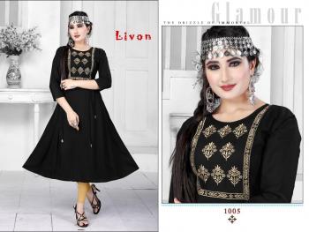 Trendy Livon Rayon kurtis wholesale