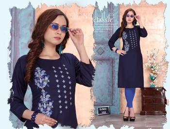 Trendy Mahi vol 1 Rayon kurtis catalog