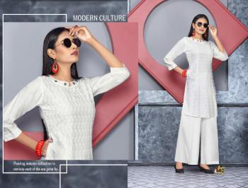 Trendy-White-Rose-vol-2-Chikan-work-Kurtis-wholesaler-8