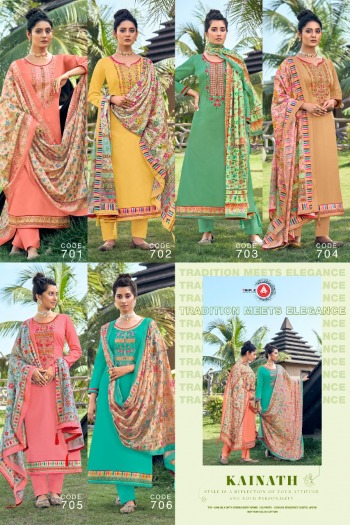 Triple AAA Kainath jam Silk Salwar Kameez wholesaler