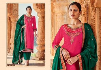 Triple AAA Kajal Jam Silk Salwar Kameez wholesaler