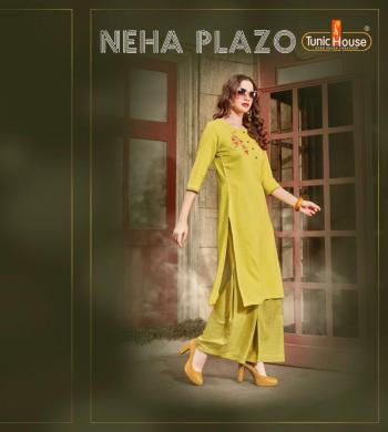 Tunic House Neha Plazo kurtis with palazzo catalog wholesale