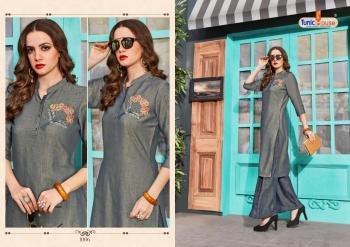 Tunic House Neha Plazo kurtis with palazzo catalog wholesale