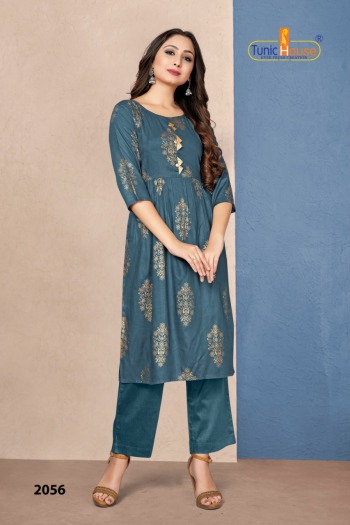 Tunic House New Pinch Rayon kurtis wholesaler