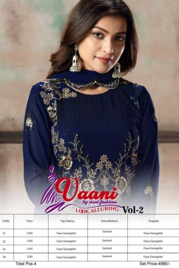 Vaani vol 2 Georgette Salwar Kameez wholesaler