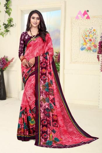 Vairagee Georgette Casual wear saree catalog Wholesaler