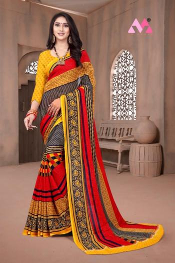 Vairagee Georgette Casual wear saree catalog Wholesaler